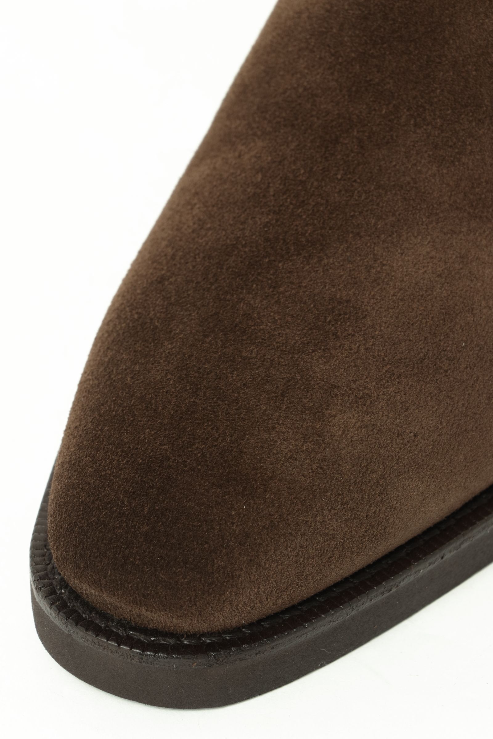 《BEKKU HOMME別注》【ふにゃ男シリーズ】ヤヌスカーフ スエード サイドジップ ブーツ シューズ 革靴 / ブラウン COFFEE