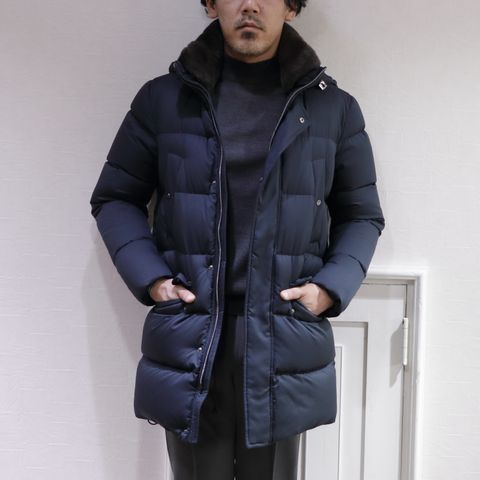 HERNO - ヘルノ ダウンコートを使用したオンオフ兼用スタイル