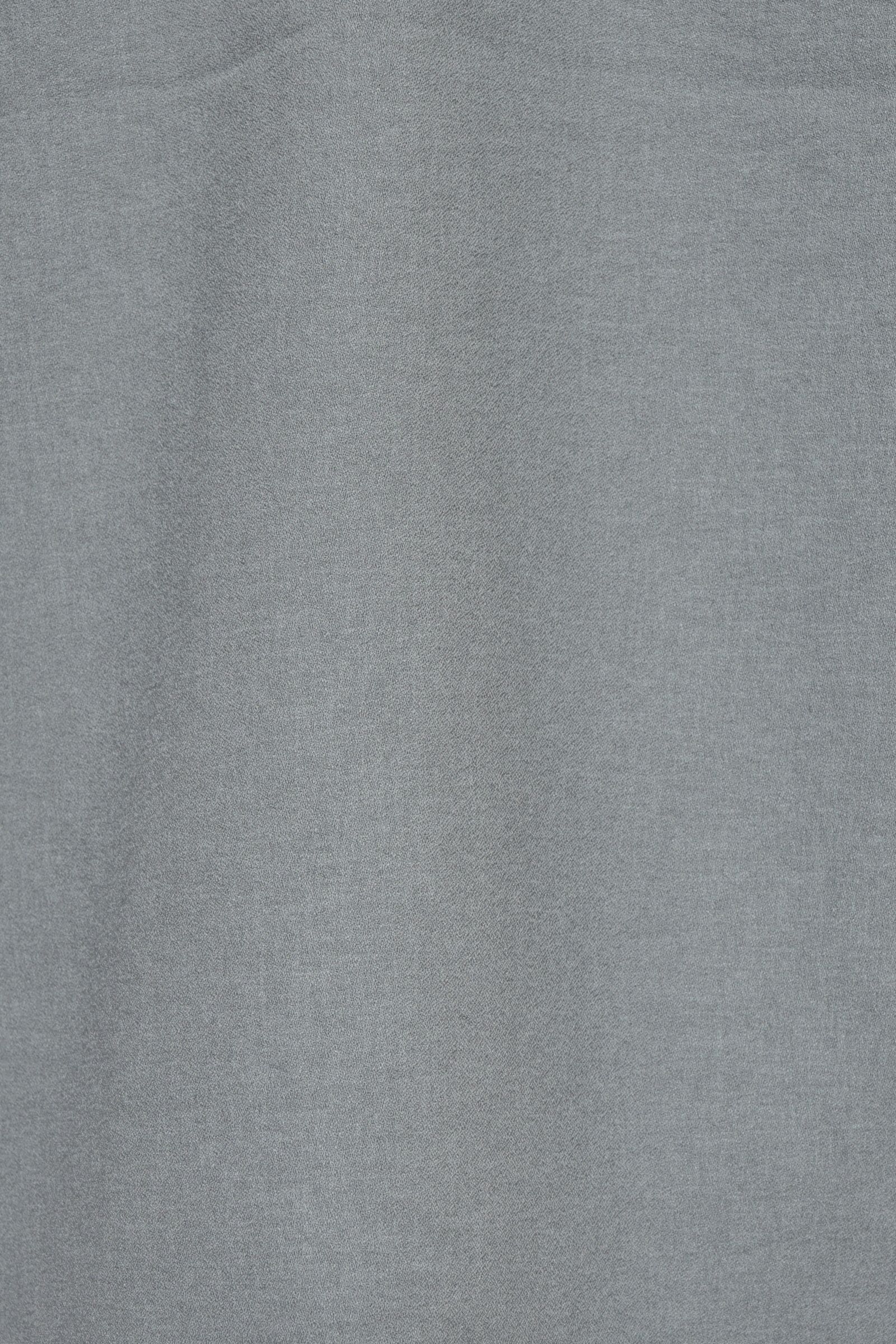 【セットアップあり】 EVALET イミテーションリネン オープンカラー 半袖シャツ/ GRY グレー