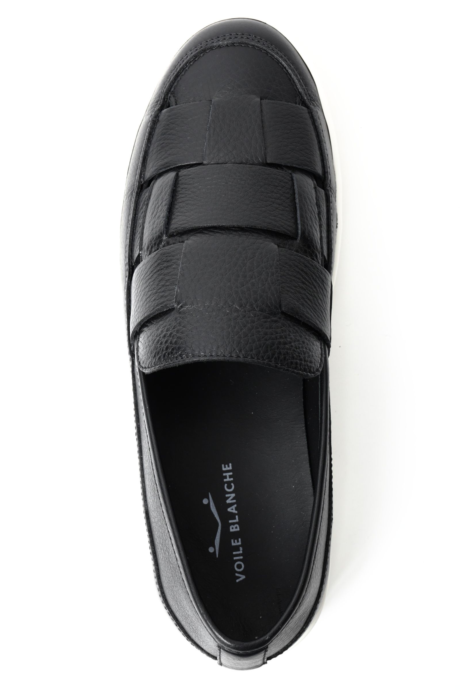 LAYTON SPIDY MOK イタリアンカーフレザー イントレ スリッポンスニーカー / ブラック