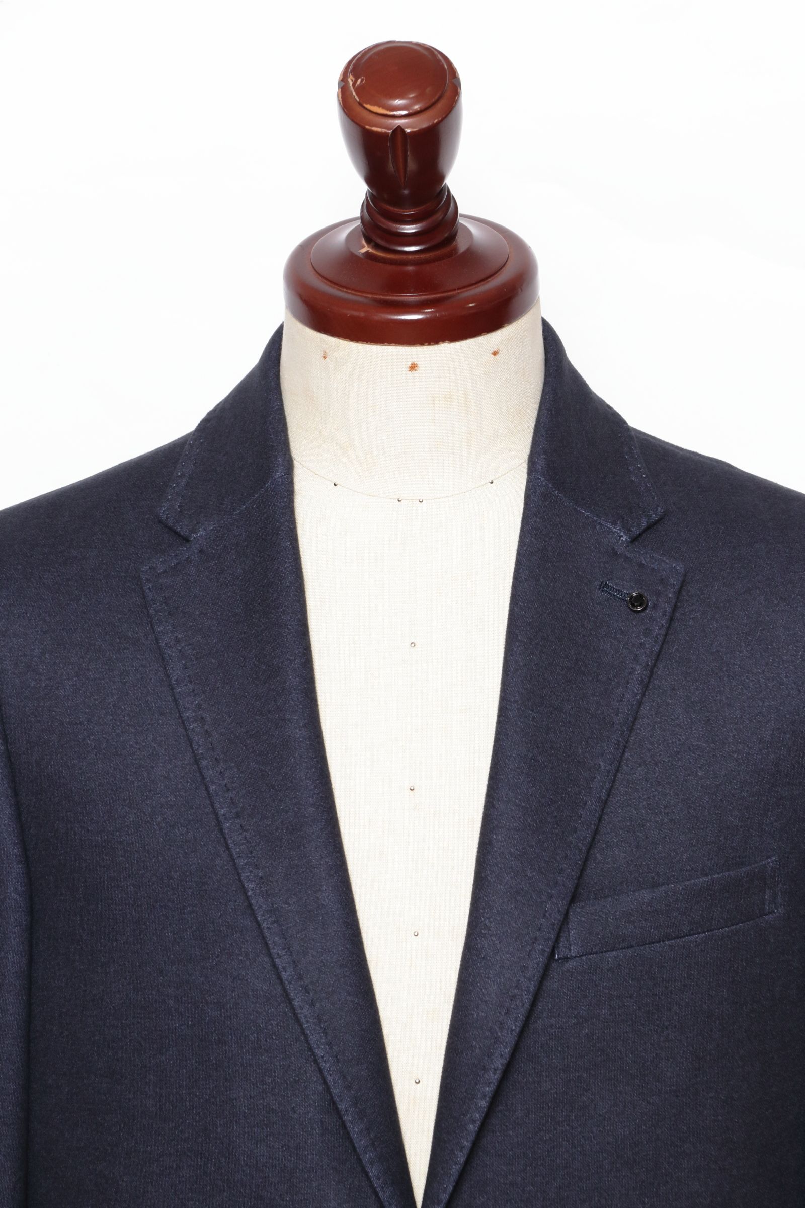 【セットアップあり】"THE FIRST CLASS" CERVINO ウォームジャージ 2B テイラードジャケット / NVY ネイビー