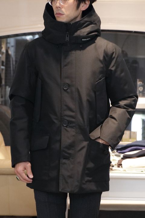 【アウトレットコーデ】"WOOL RICHダウンジャケット"を使用した王道レイヤードコーデコーデ