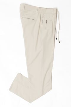 【セットアップあり】TOGAGE TECHNO FLEECE 1プリーツ リラックスパンツ  MASACCIO R1V A5773 / ライトベージュ 04