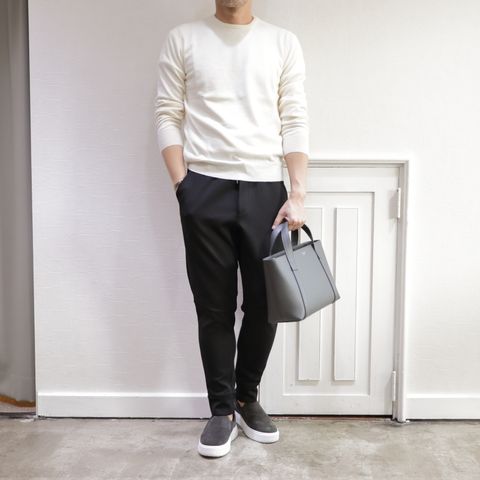 HERNO - ヘルノ ダウンベストを使用したラグスポスタイル