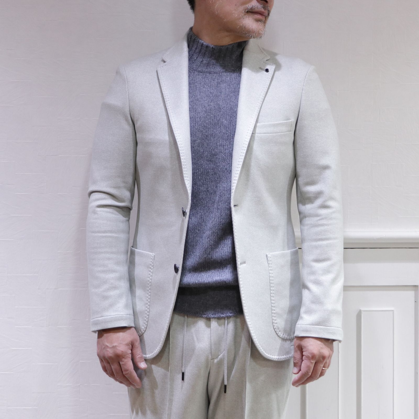 AOURE ウォームジャージセットアップを使用したジャッカ エ ジレ スタイル