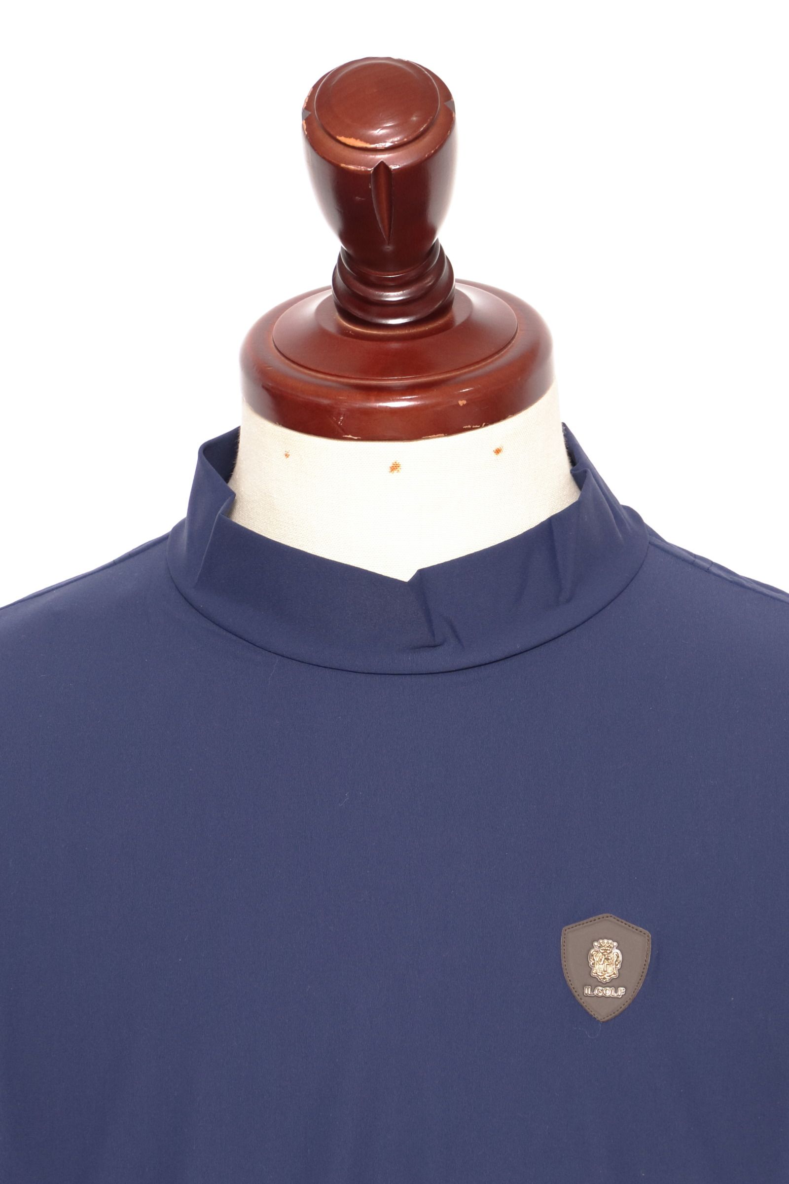 CANCLINI HIGHNECK SHIRT テクノナイロンジャージー 長袖ハイネック / ネイビー