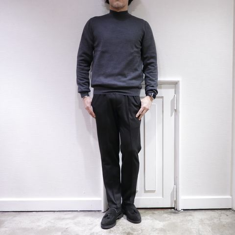 AOURE - アウール ジャージ生地 セットアップ スーツを使用したビジネススタイル
