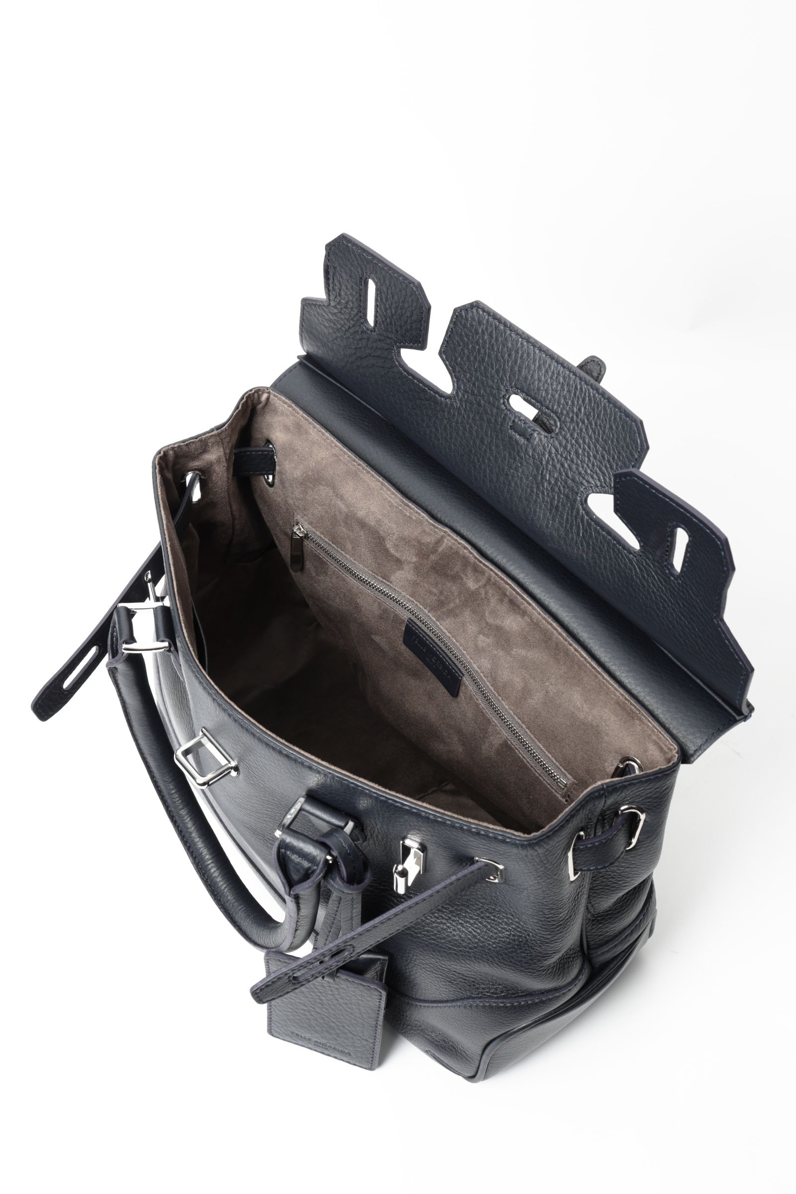 Maiden Voyageシリーズ メイデン ヴォヤージュ ミニ フラップボストンバッグ / ネイビー