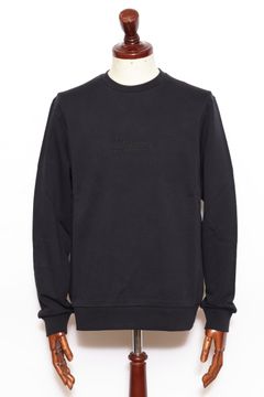 JG00049UR ロゴ入り クルーネック スウェット ジャージ 長袖 / ネイビー 9200