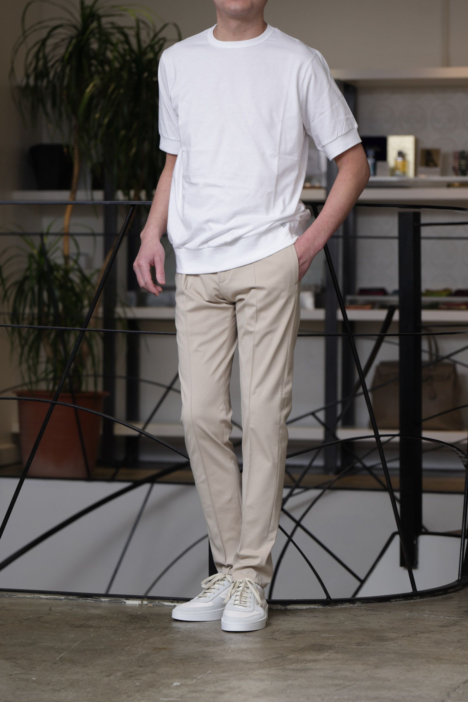 MASACCIO マサッチョ A3573 ニューウオッシャブルジャージー イージースラックス / ベージュ 10