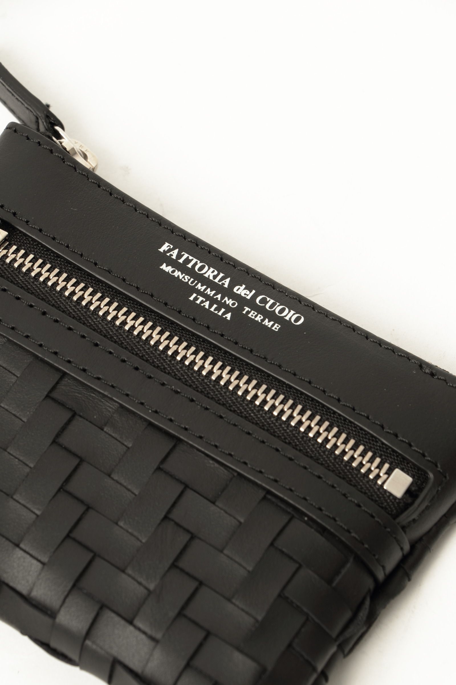 KELLY 1 メッシュレザー コイン&カード ポーチ / ブラック