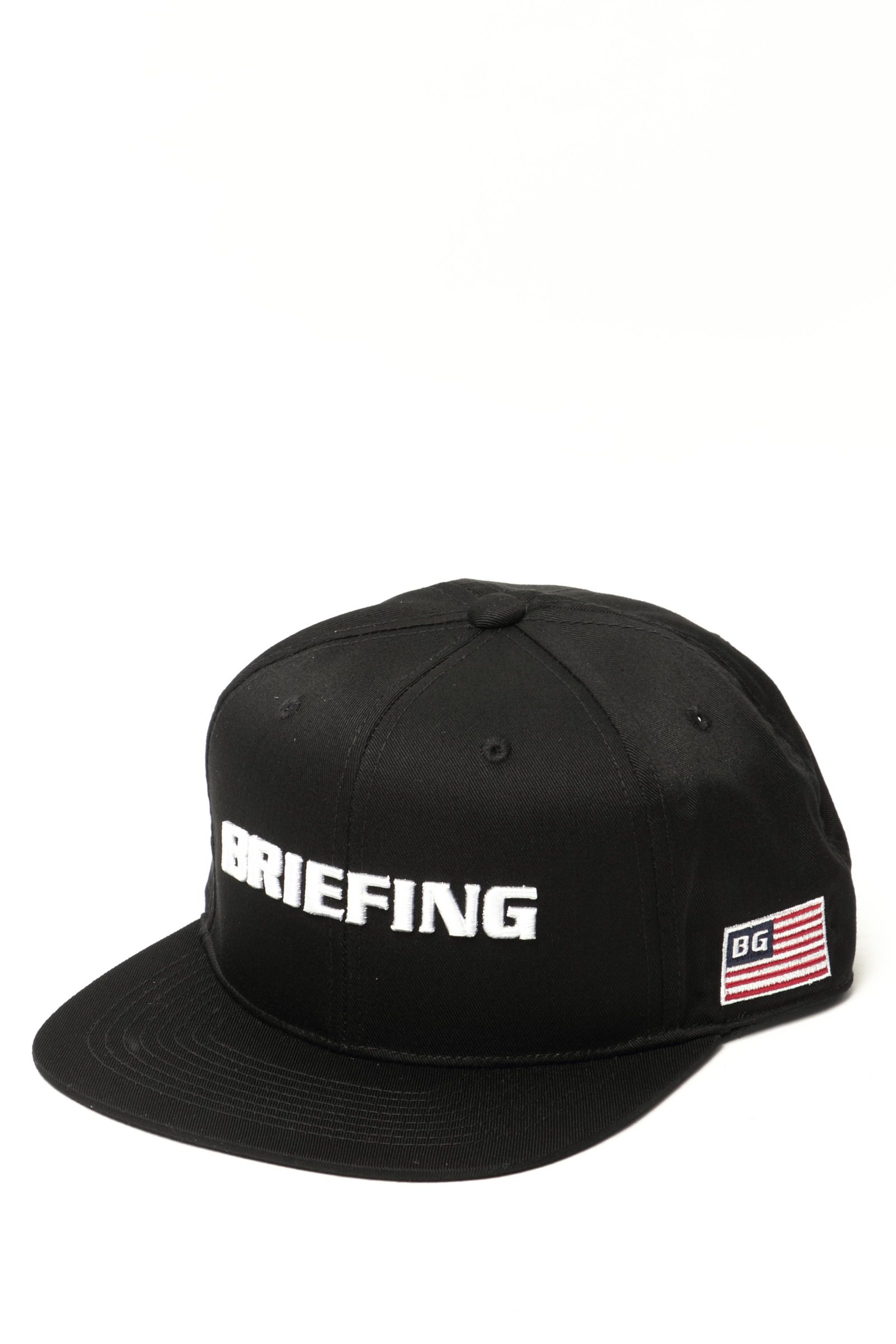 BRIEFING GOLF - BASIC FLAT VISOR CAP コットンポリエステル ブランド