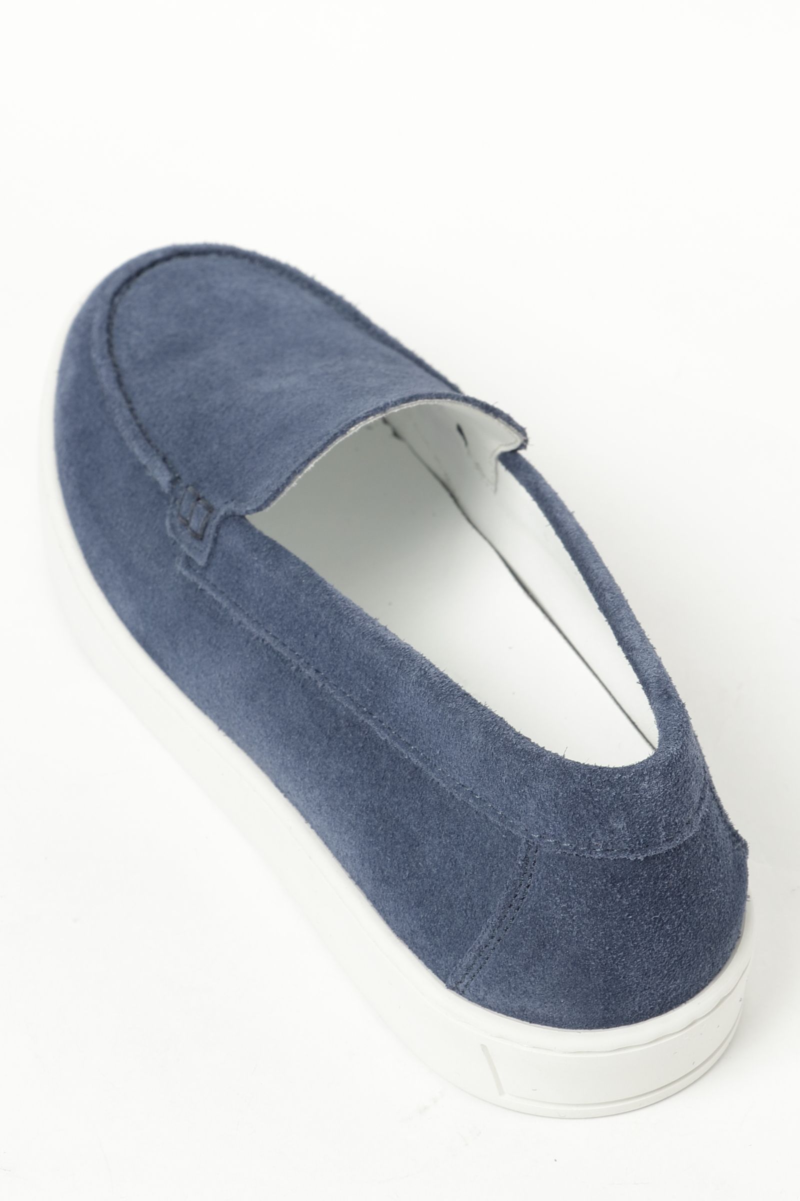 BARTEX スウェード モカシン スリッポン スニーカー / OCEAN ブルー