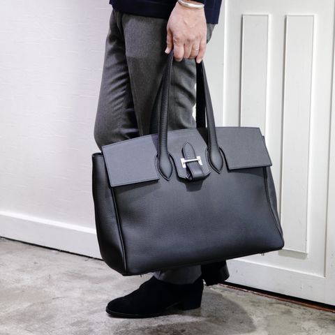 GRANSASSO メリノウールボタンレスカーデを使用したアンサンブルスタイル