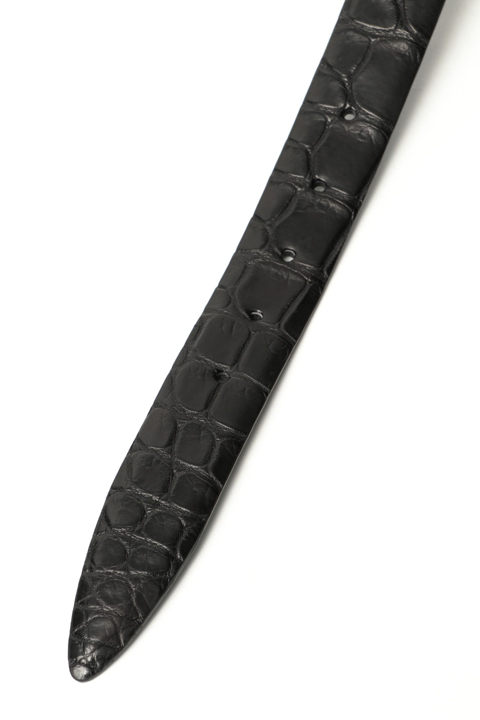 CLASSIC クロコダイル クラシック ドレスベルト 30mm / ブラック