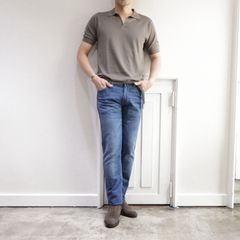 当店別注ダブルエイチ スエードブーツを使用した夏でもブーツスタイル