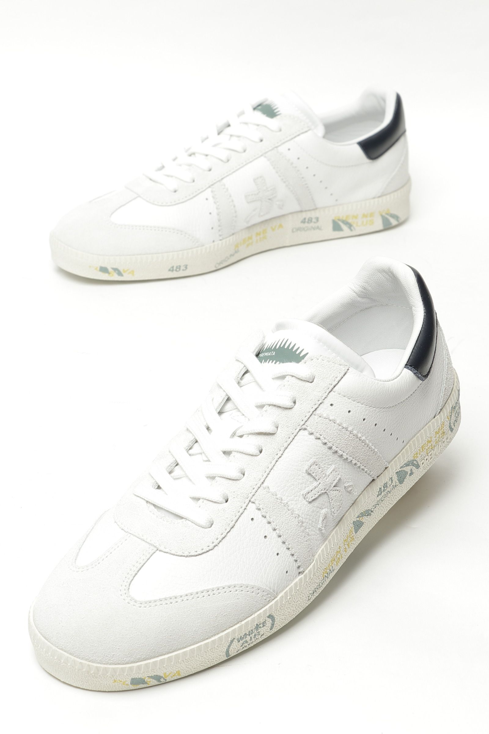 豊富な安い Premiata プレミアータ White スニーカー メンズ 春夏22 Quinn57 Mc Brandshop クラージュ店 低価通販 Shineray Com Br