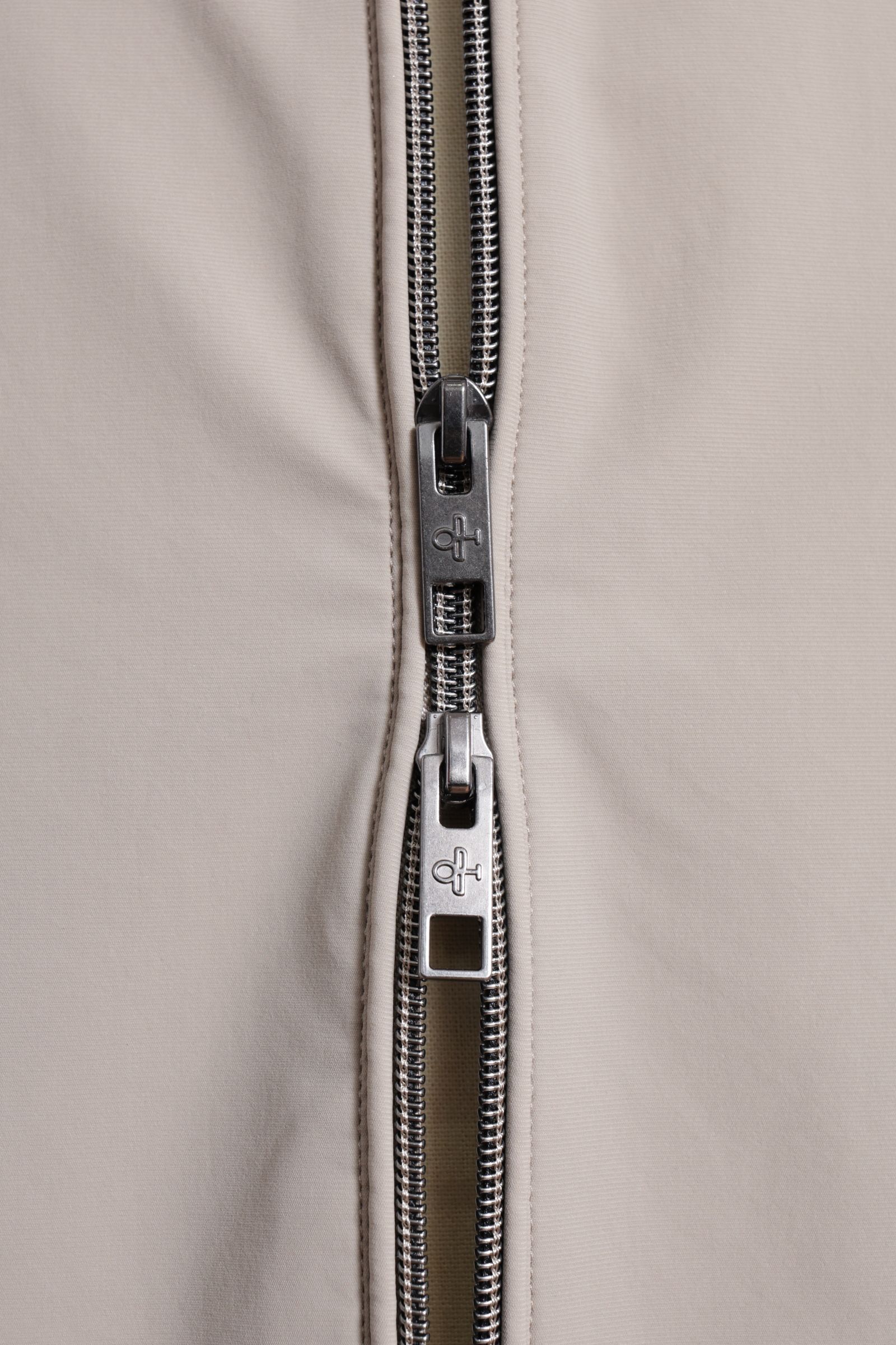 【セットアップあり】ストレッチ ナイロン ジャージ アビエイター ジャケット  / ベージュ