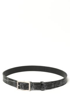 CK1 ブライドルクロコダイル ベルト 30mm / ブラック