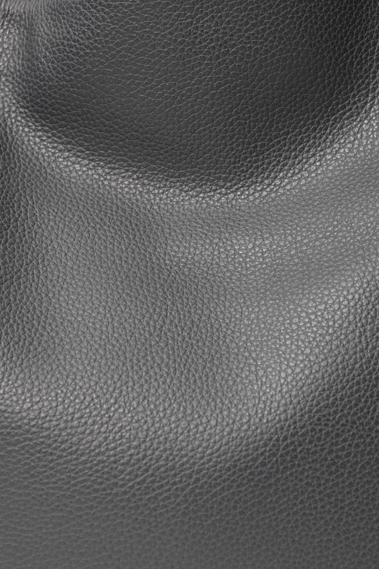 イタリアン シュリンクレザー ワンハンドルバッグ  / チャコールグレー