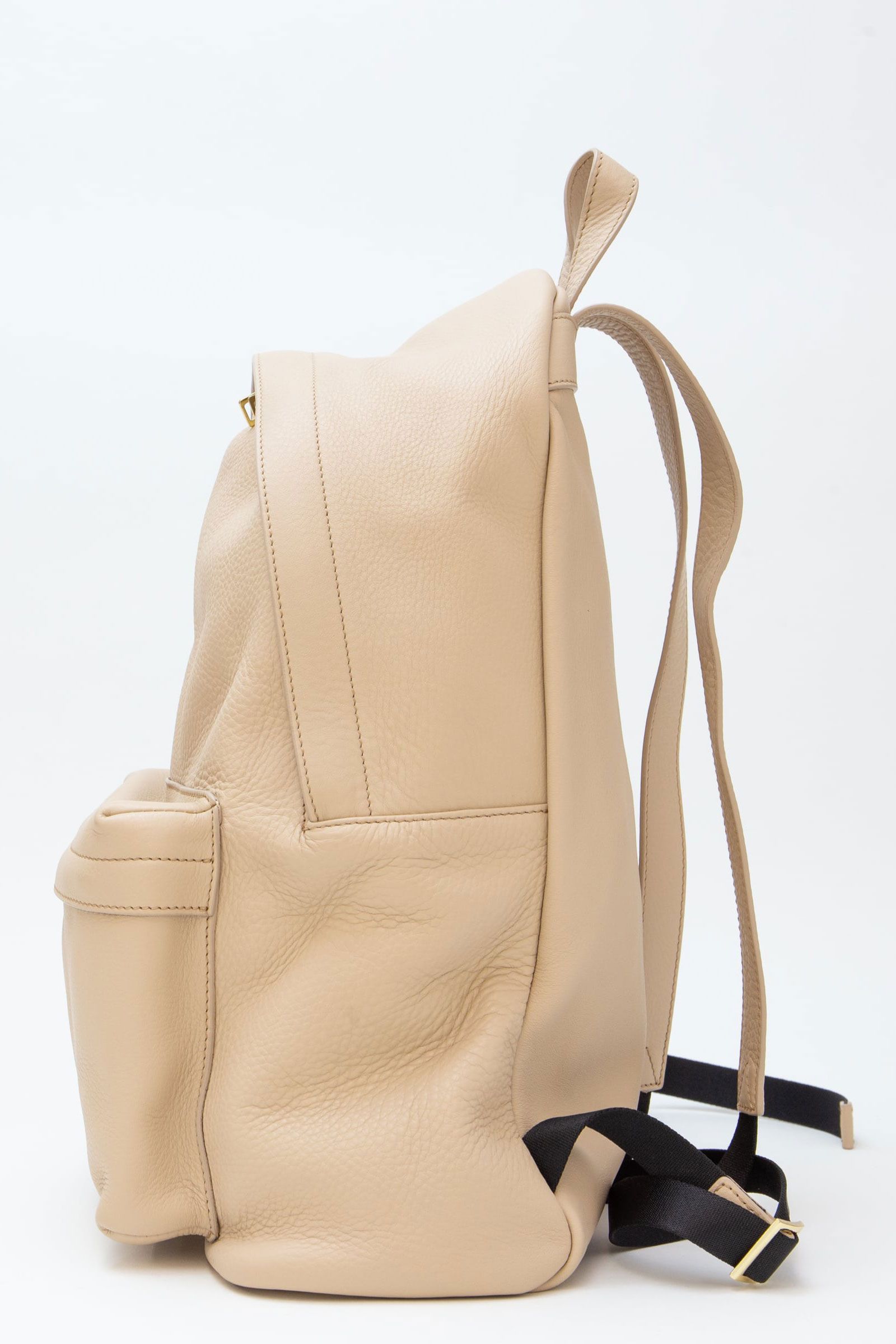 DAY PACK イタリアンキップレザー × 真鍮 バックパック / ベージュ