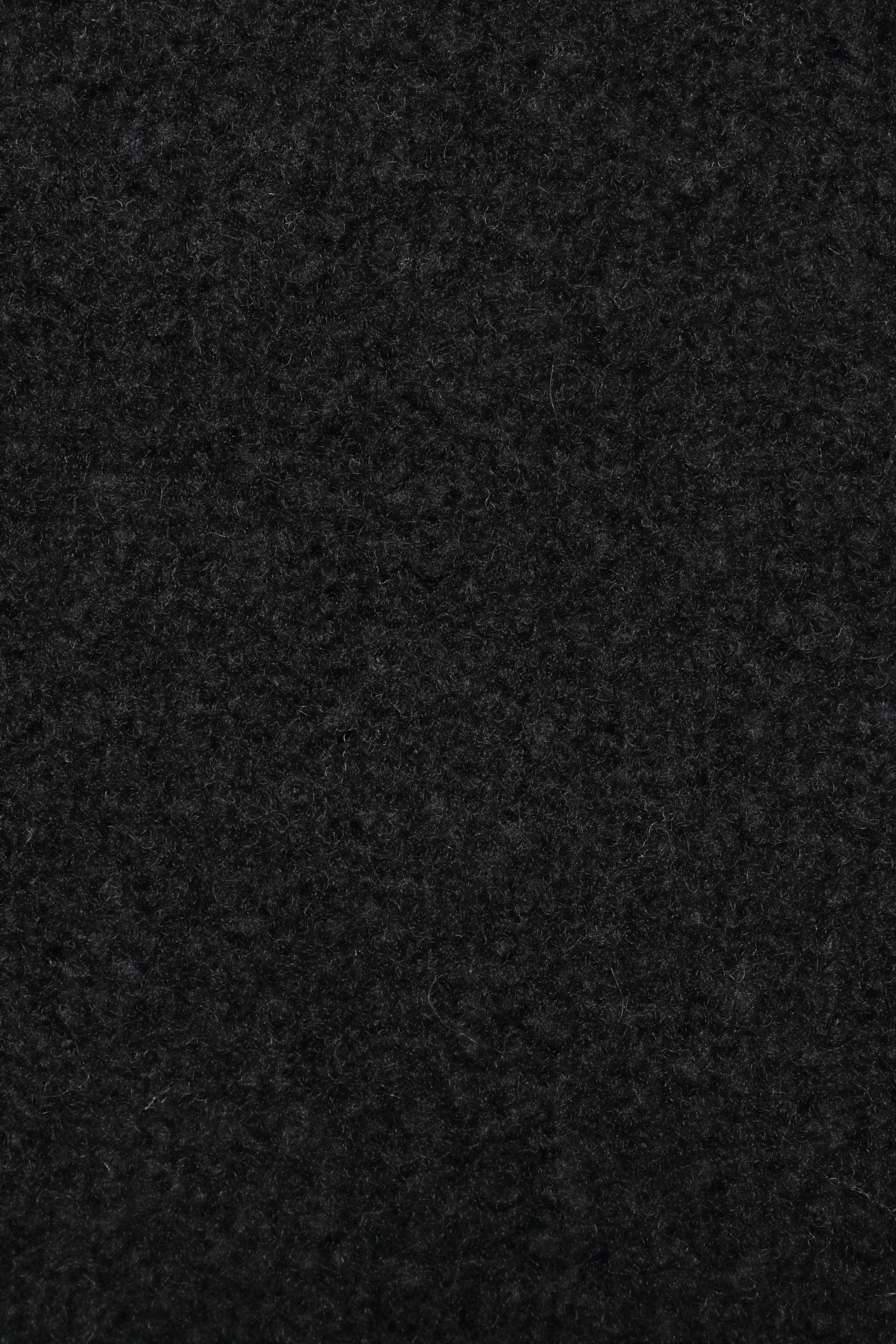 ARG ML  ウール カシミヤ ナイロン ブークレ 長袖 クルーネック ニット / ブラック