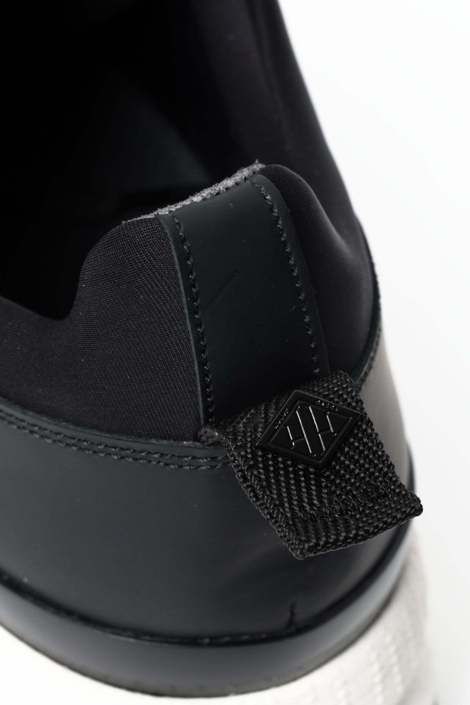 フレンチキップ レザー × ネオプレン スニーカー / 干場義雅氏監修 / ブラック