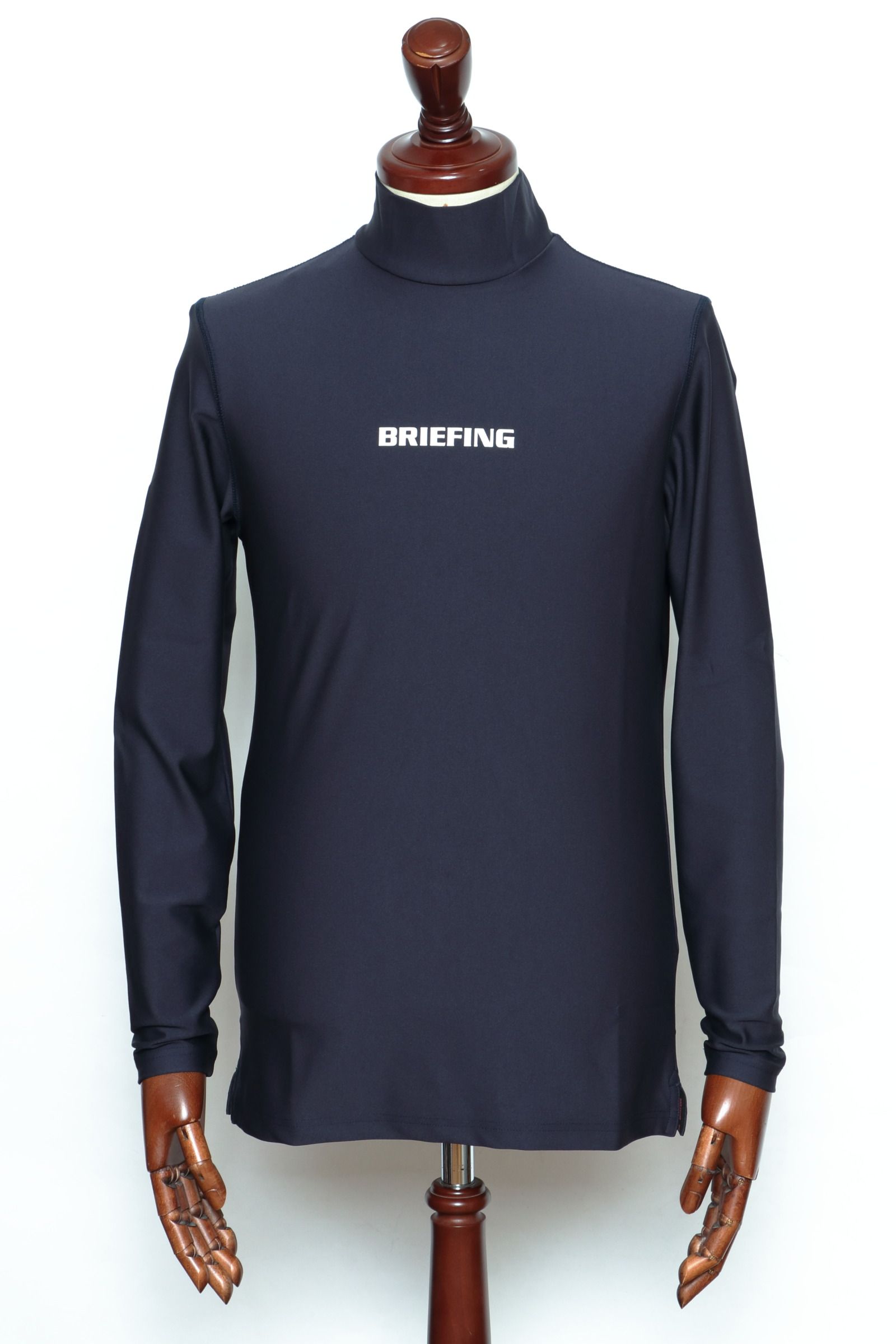 BRIEFING GOLF - MENS LS HIGH NECK ストレッチ ジャージ ハイネック