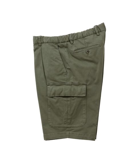 【干場さん別注】 NEWPORT ガーメントダイコットン カーゴショーツ  / カーキ