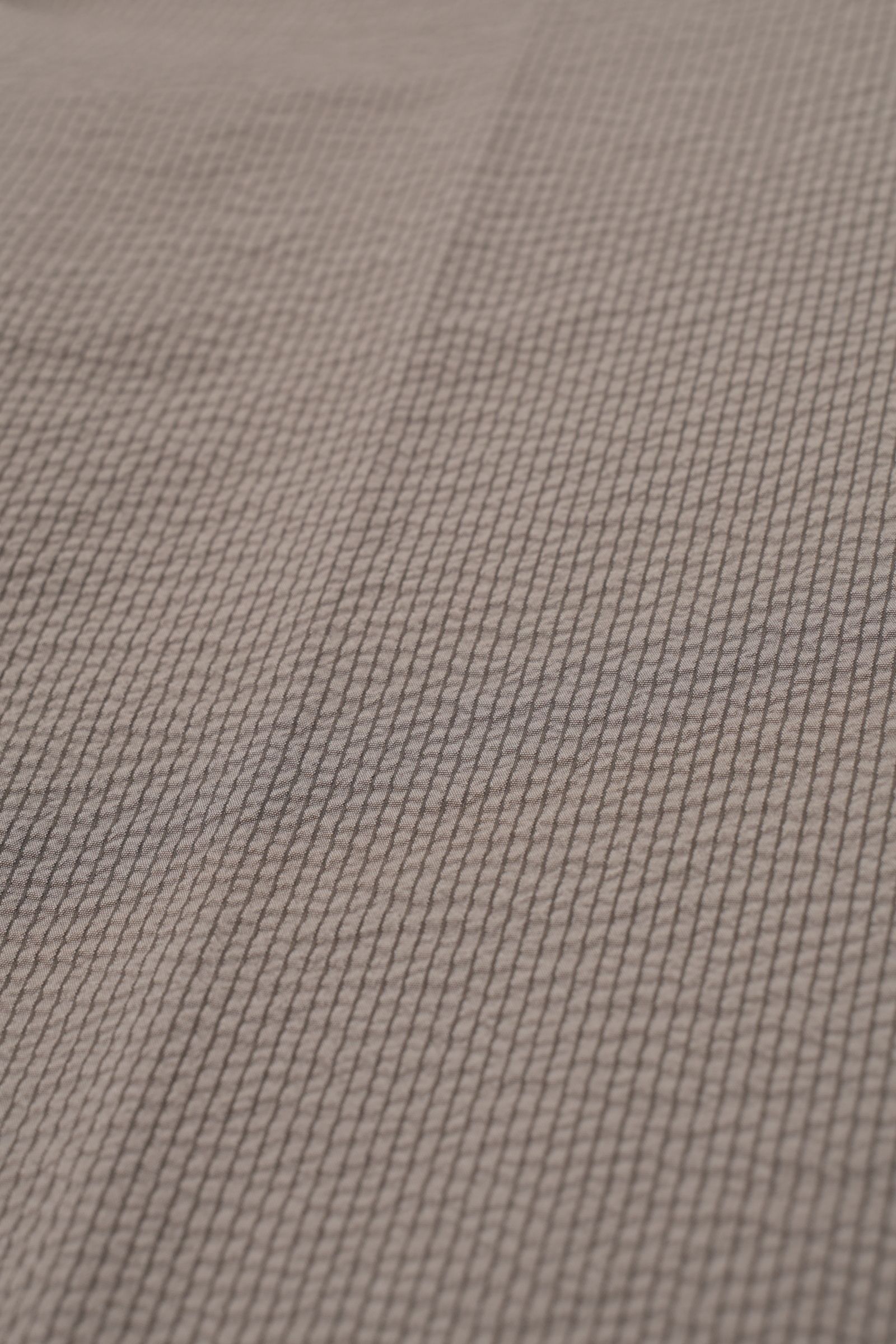 PT000093U 撥水ポリエステル シアサッカー 1プリーツ テーパード シャーリングパンツ / 7745 カーキ