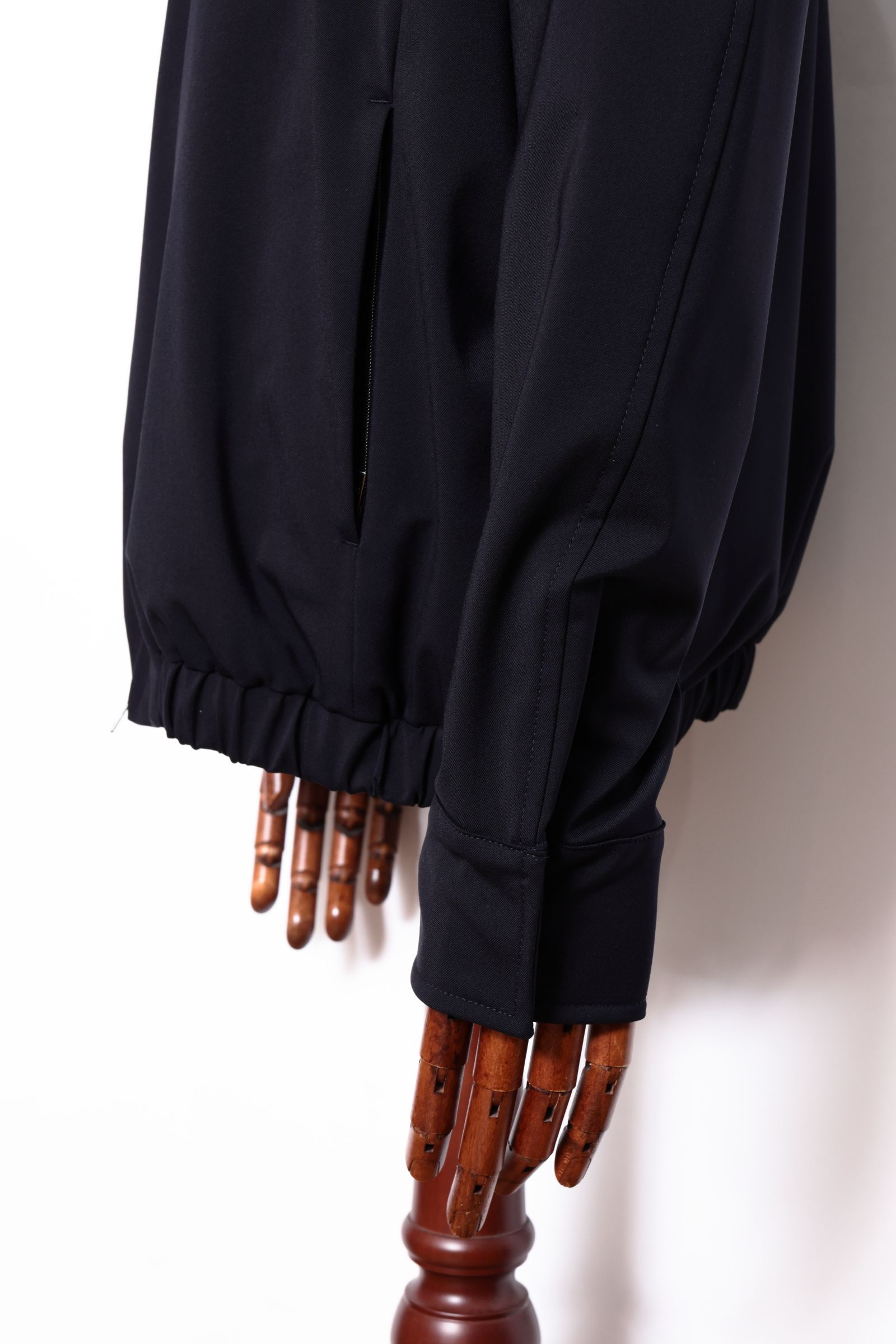 HERNO FLIGHT  撥水ウール調ポリエステル パッカブル ジップブルゾン / ネイビー 9210