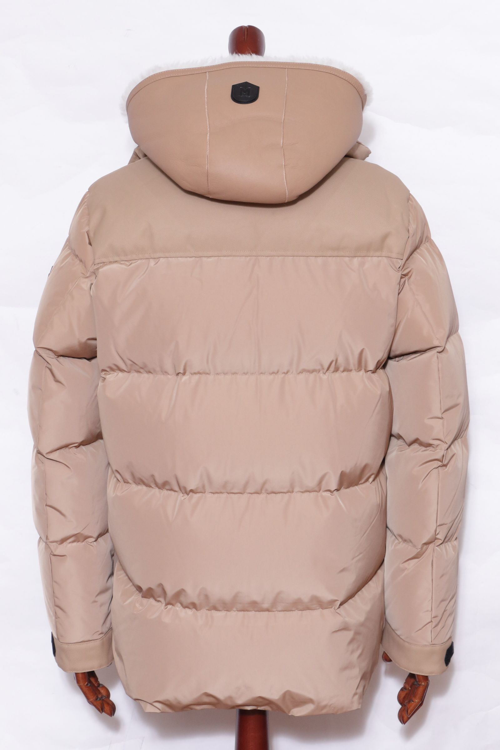 RILEY  ムートンコンビ ハイブリッド ダウンジャケット / キャメル