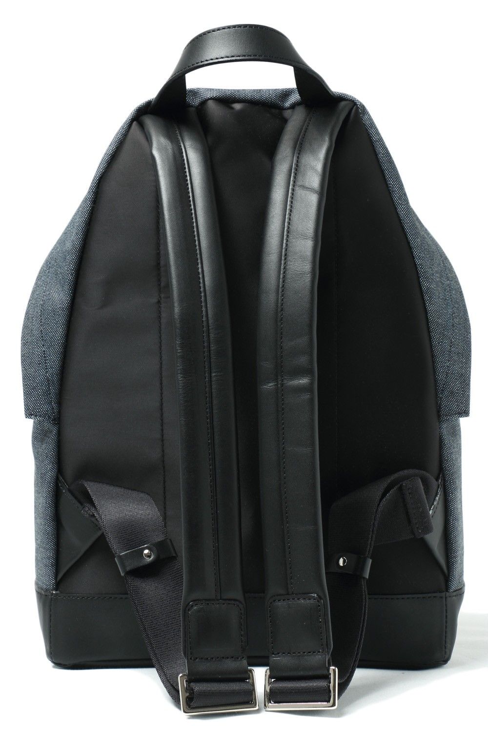 JEDDA デニム × レザー バックパック リュック S / ネイビー × ブラック