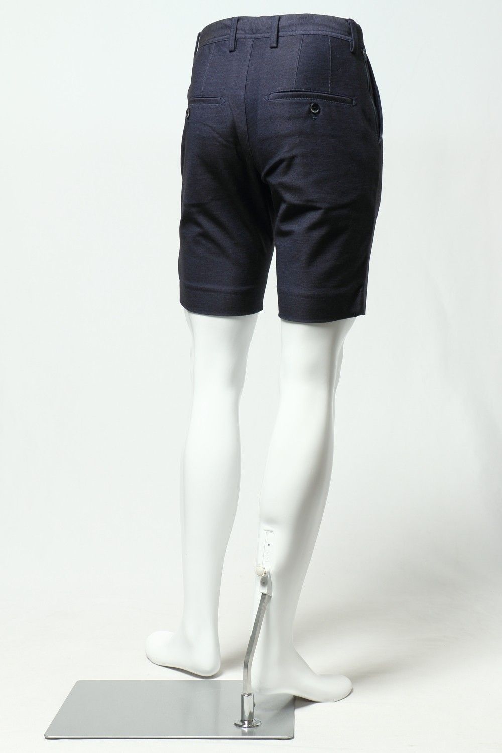 BERMUDA CARGO コットンストレッチ カーゴ ショーツ ショートパンツ / ネイビー 0360