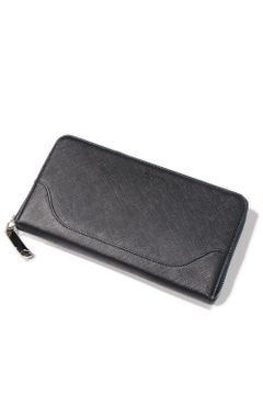 PELLE MORBIDA Barca バルカ シュリンクレザー ラウンドジップ ロングウォレット / ネイビー  PELLE MORBIDA