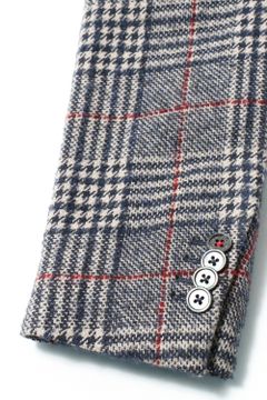 ジャケット / コート 開き見せ 切羽あり ボタン付け