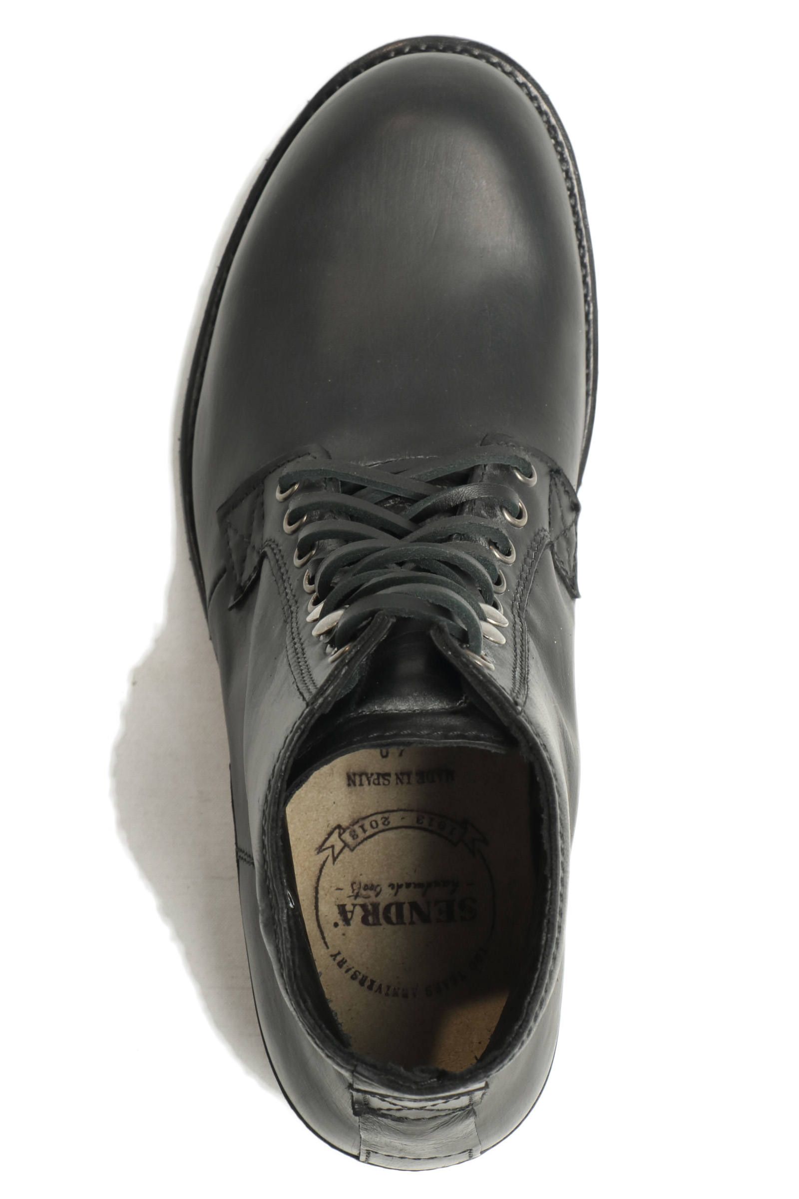グッドイヤーウェルテッド製法 ワークブーツ 革靴 / ブラック NEGRO - 40/25.0~25.5
