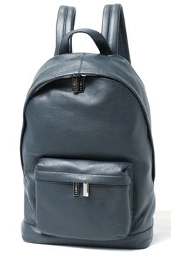 Jedda 25 シュリンクレザー バックパック リュック Sサイズ / ネイビー