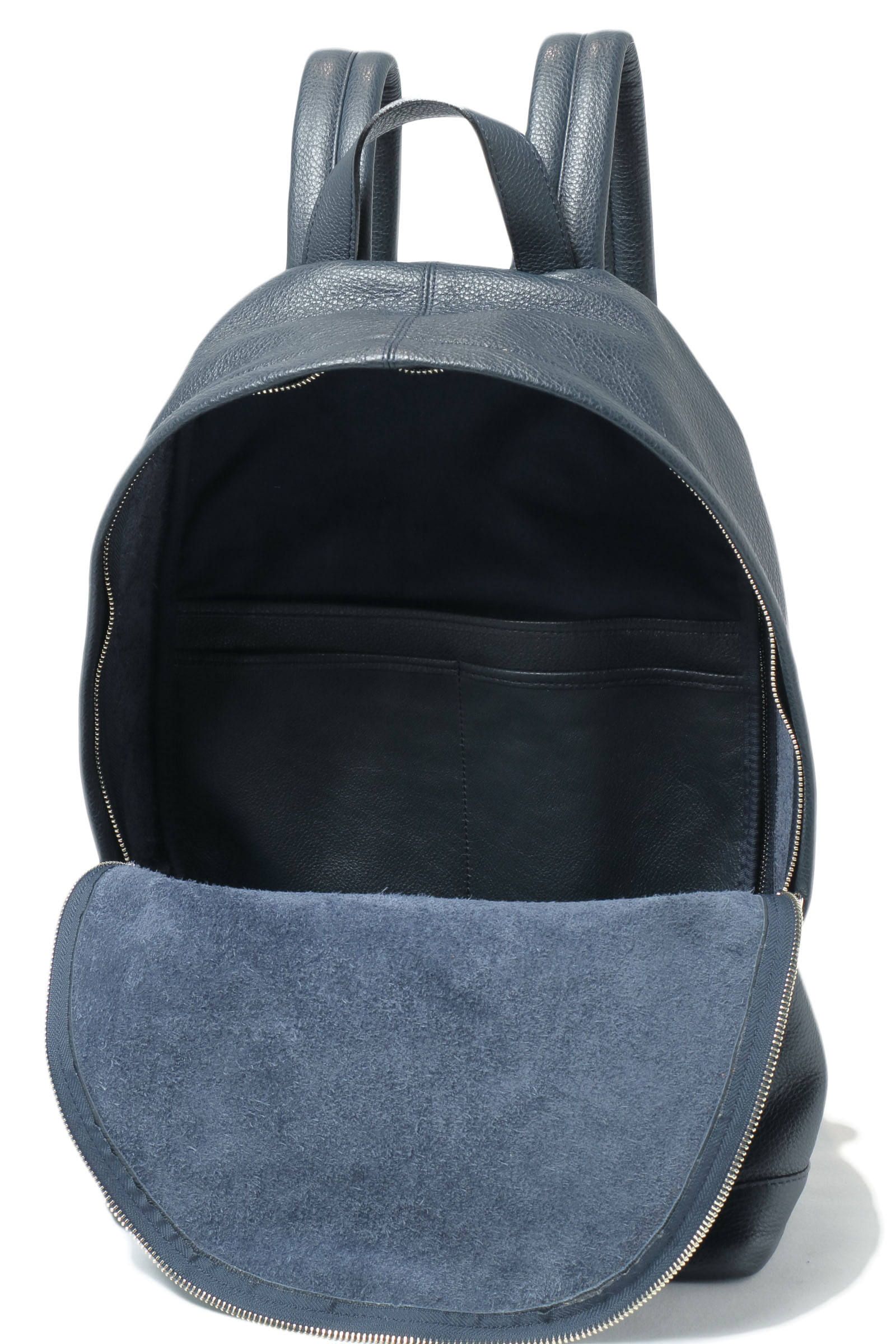 Jedda 25 シュリンクレザー バックパック リュック Sサイズ / ネイビー