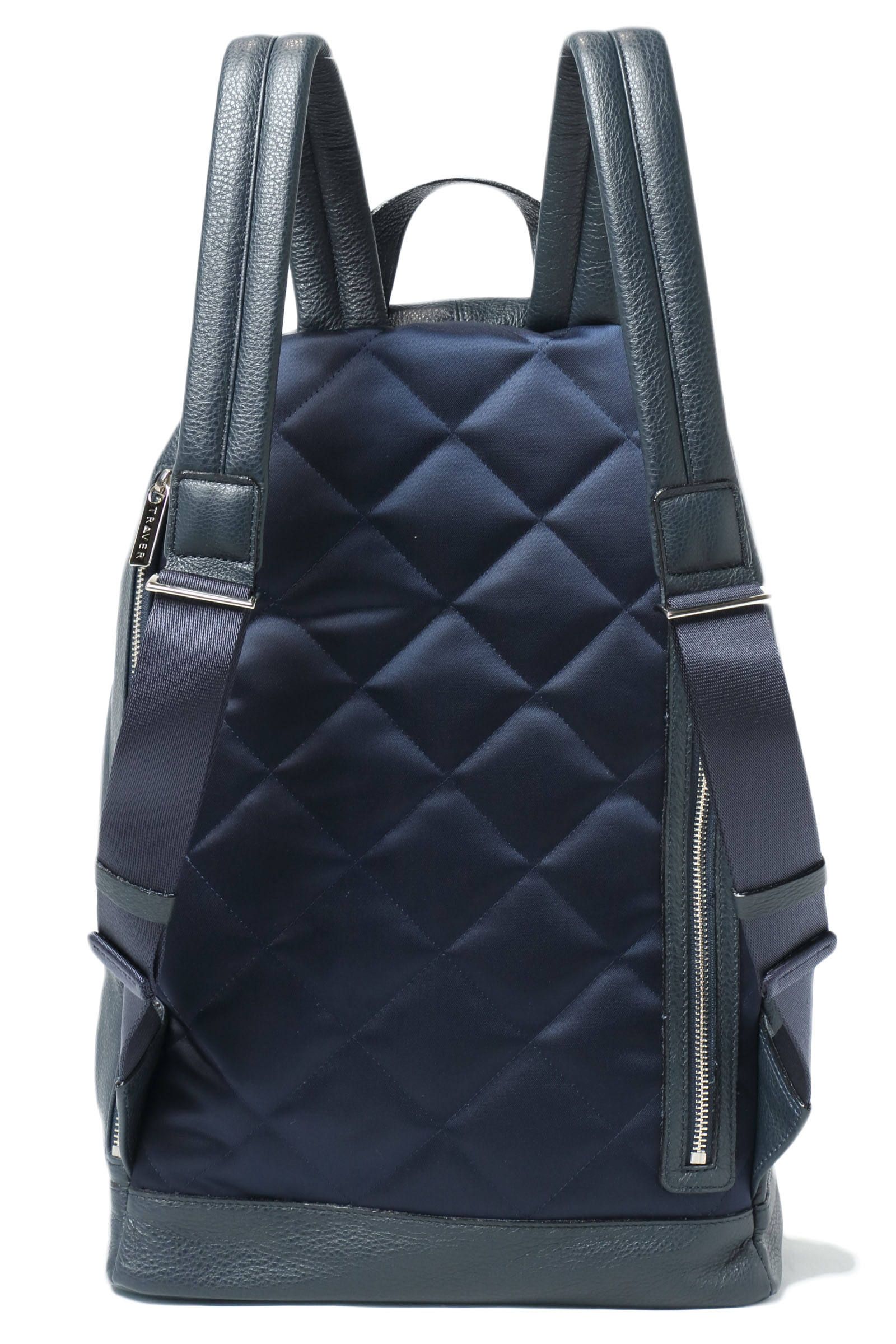 Jedda 25 シュリンクレザー バックパック リュック Sサイズ / ネイビー