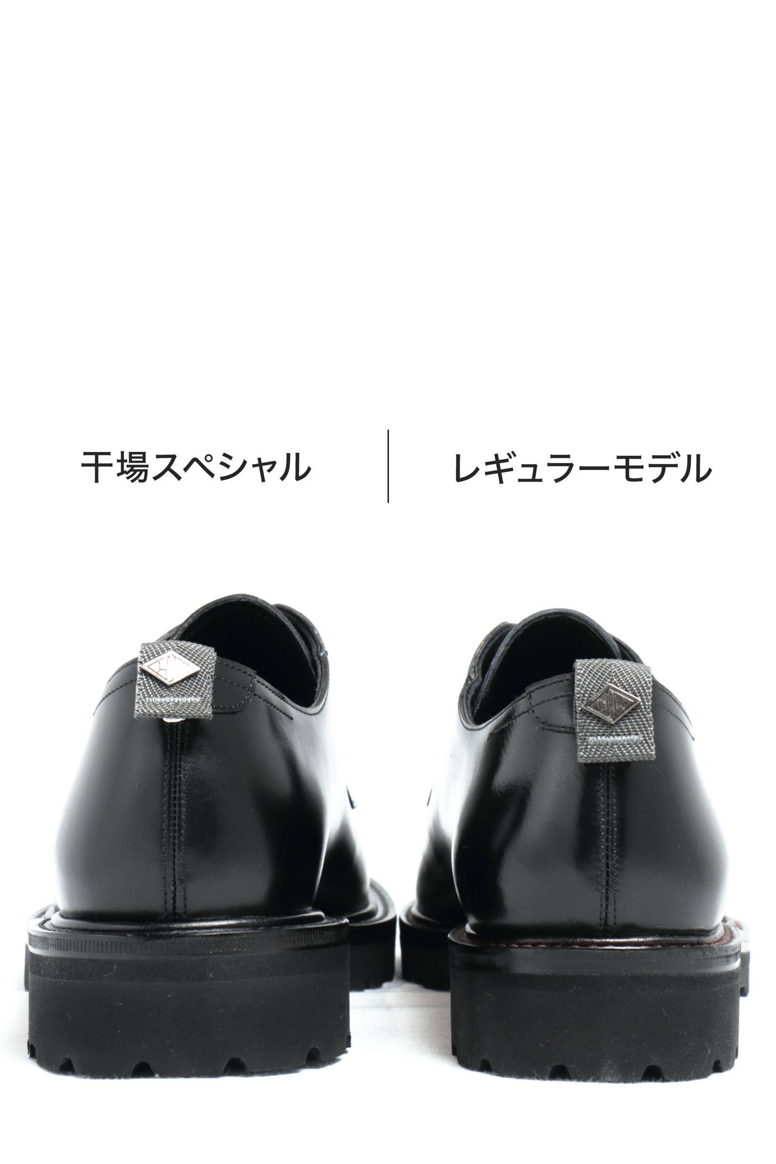 WH - 【干場スペシャル】 ボカルーカーフ プレーントゥ シューズ 革靴 