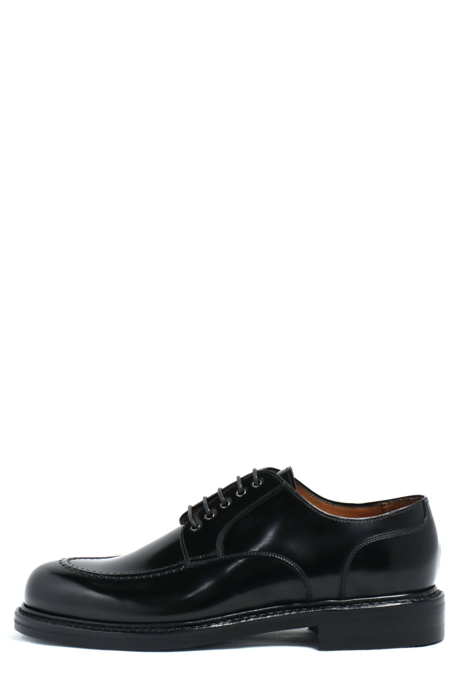 《ラスト1点》 ハイシャイン ダイナイトソール 外羽根 Uチップ シューズ 革靴 / ブラック BLACK - UK6.5/25.0