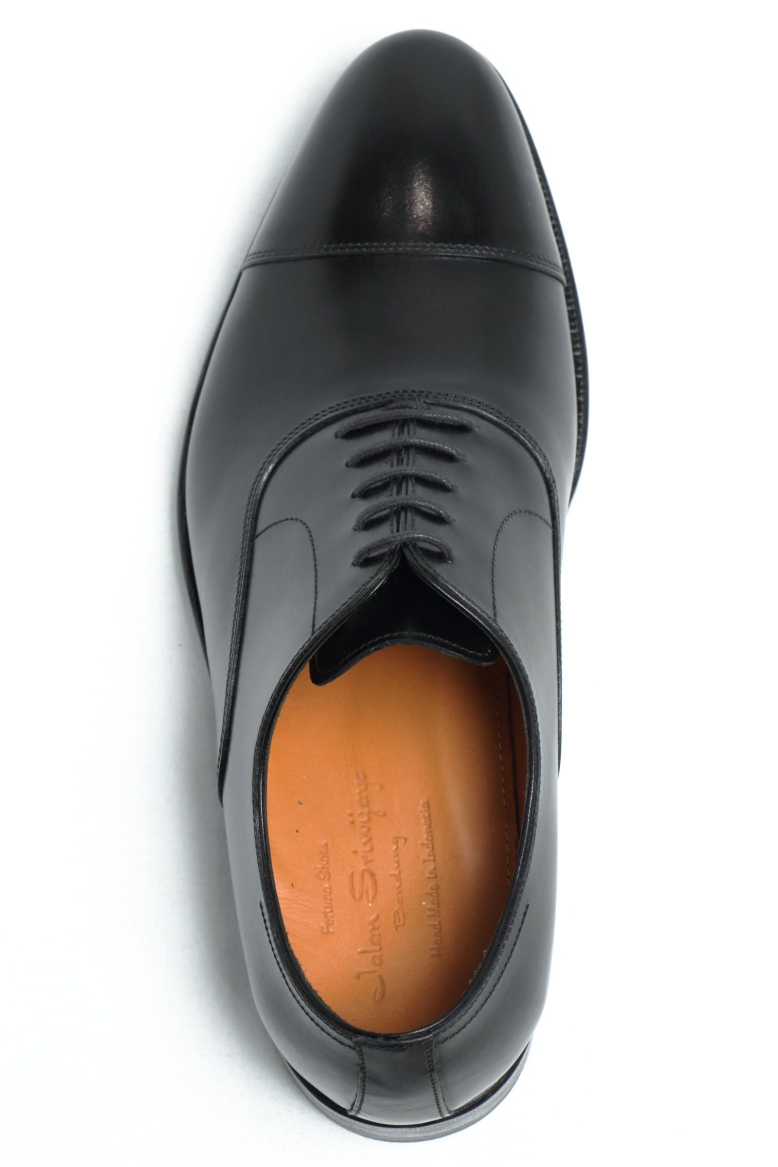 BUNDING 98321 ダイナイトソール デュプイカーフ ストレートチップ シューズ 革靴 / ブラック - UK6/24.5~25.0