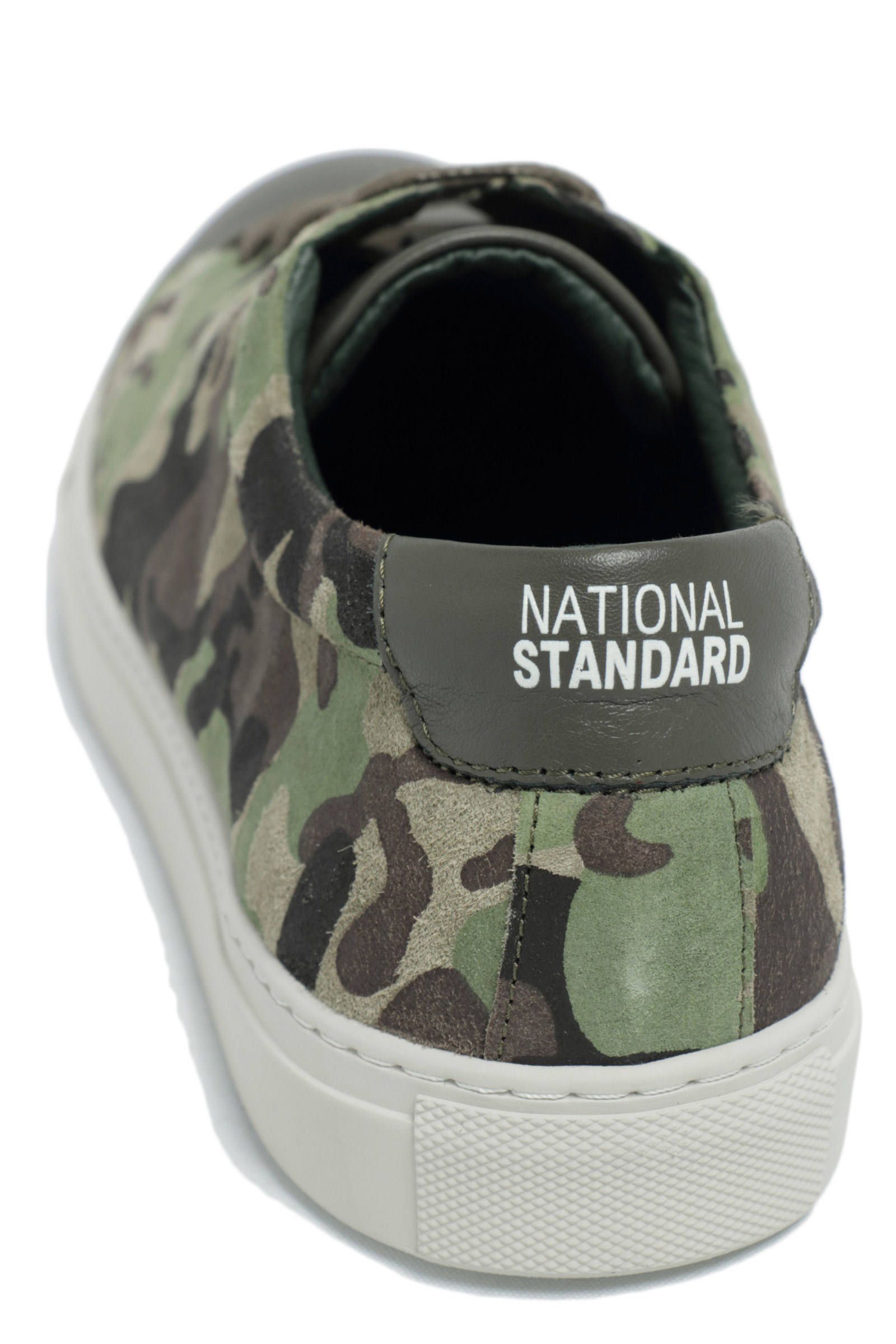 《ラスト1点》 EDITION 3 CAMO スエード × ナッパレザー カモフラージュ柄 スニーカー / オリーブ