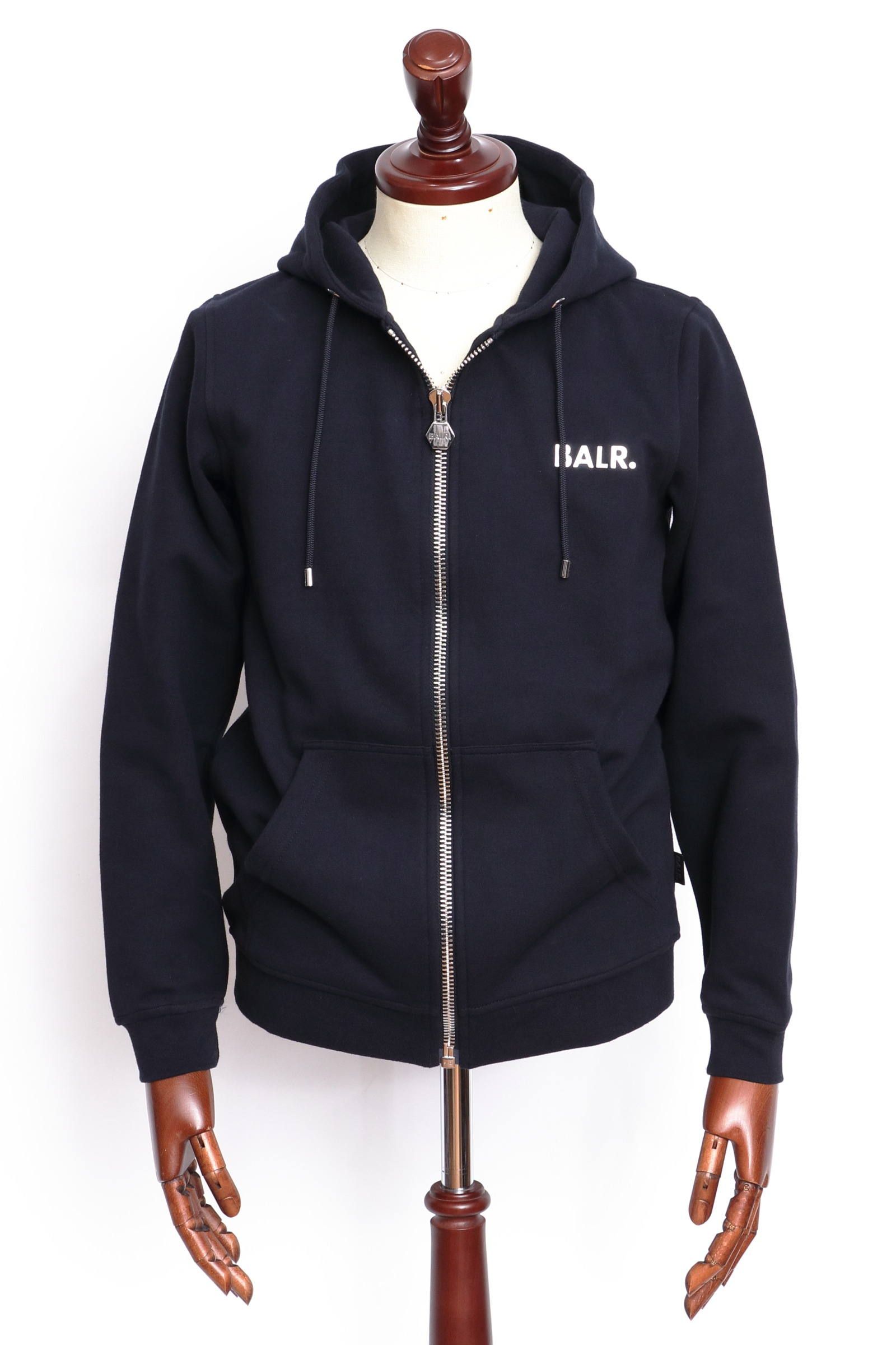 BALR. - 《正規販売店》 Q-SERIES ZIPPED HOODIE プレートロゴ ジップ