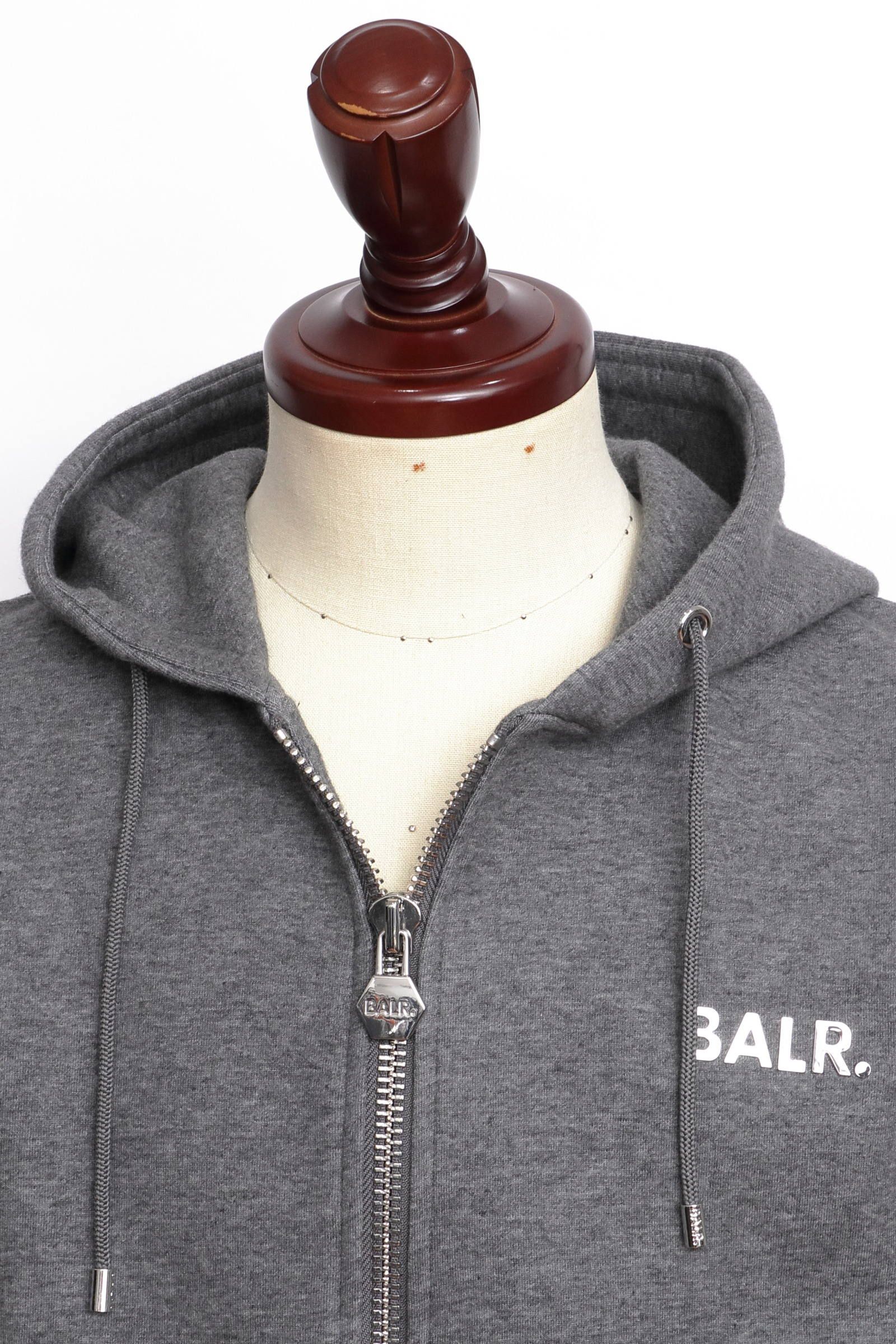 BALR. - 《正規販売店》 Q-SERIES ZIPPED HOODIE プレートロゴ ジップ