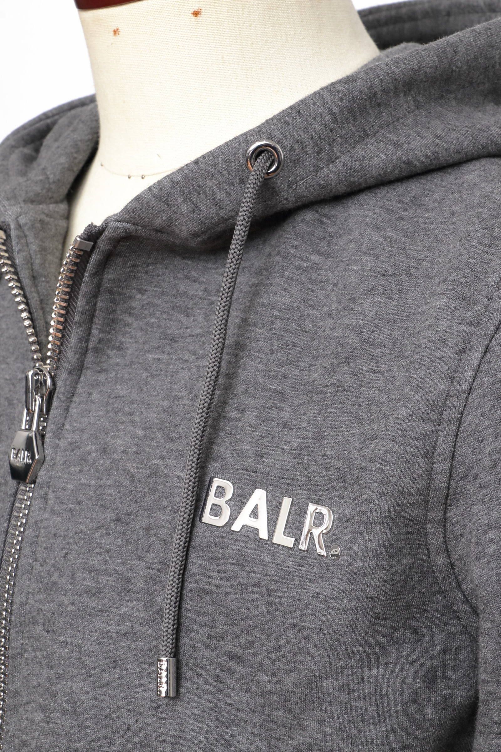 BALR. - 《正規販売店》 Q-SERIES ZIPPED HOODIE プレートロゴ ジップ