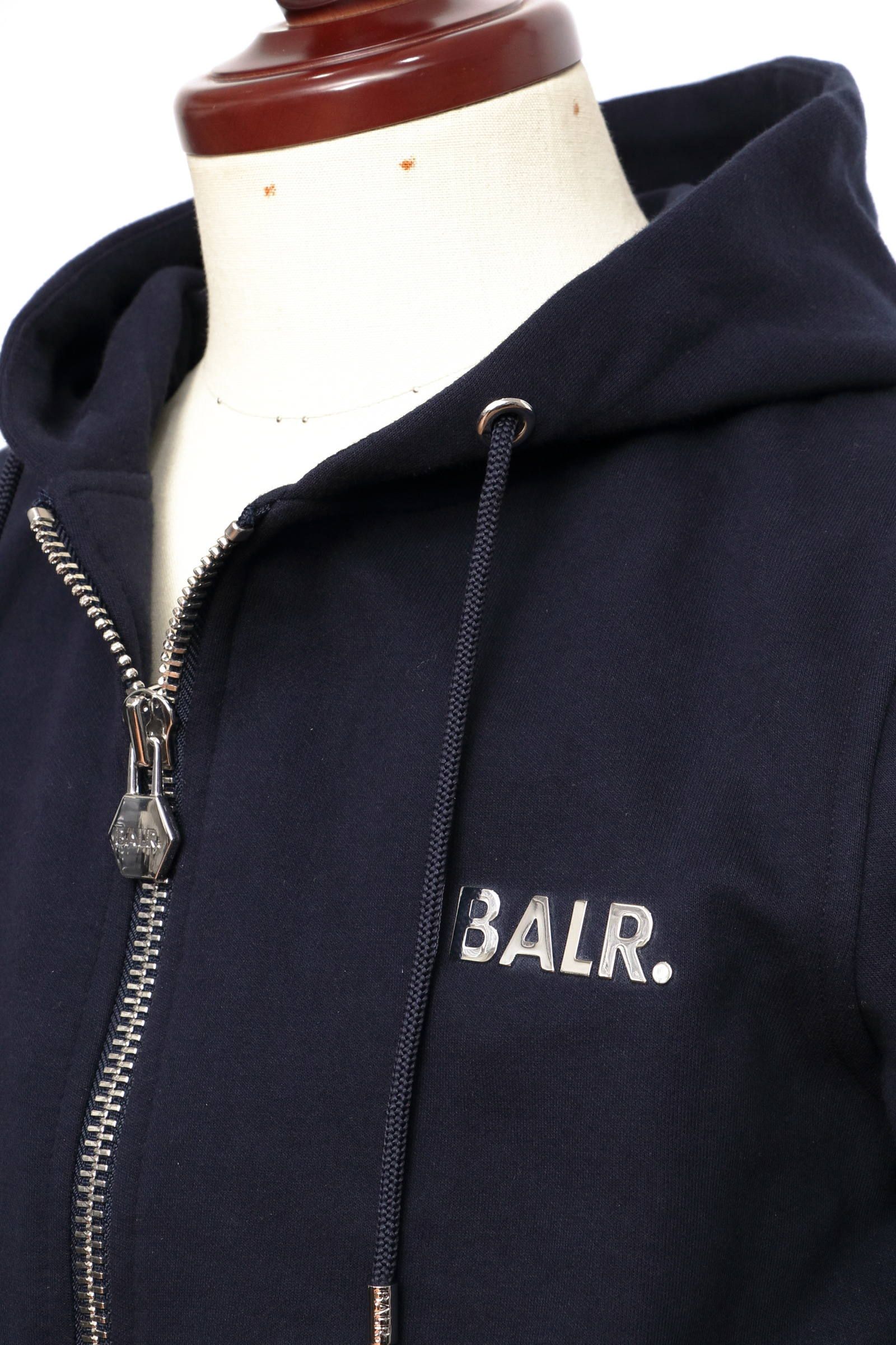 BALR. - 《正規販売店》 Q-SERIES ZIPPED HOODIE プレートロゴ ジップ