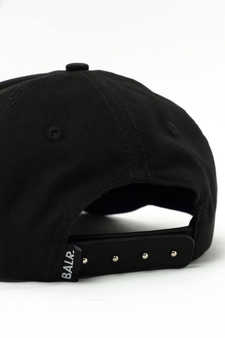 BALR. - 《正規販売店》 CLASSIC COTTON CAP BLACK ロゴ入り コットン ベースボールキャップ / ブラック × ブラック  | BEKKU HOMME