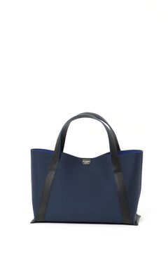Tela Marinaシリーズ 撥水 ナイロン ボンディング加工 ミニトートバッグ S / ネイビー